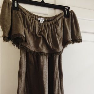 Off the shoulder summer top